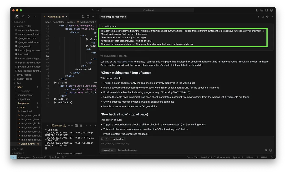 AI-Coding Trick: Schnelles Planen mit Platzhaltern und Rückfragen